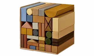 Numobel-Toys-Waldorf-Building Block Set-Castle