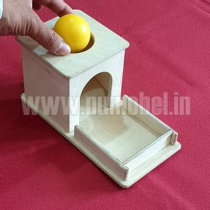 Numobel-Toys-Montessori-Object Permanance Box Mini w/o Drawer