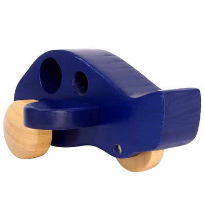 numobel-toys-on wheels-mini plane - blue