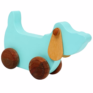 Numobel-Toys-On Wheels-Dog-Pastel-Green