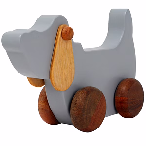 Numobel-Toys-On Wheels-Dog-Pastel-Black