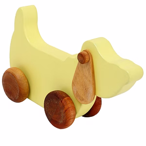Numobel-Toys-On Wheels-Dog-Pastel-Yellow
