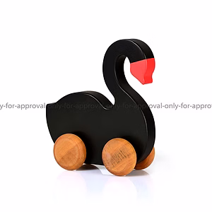Numobel-Toys-On Wheels-Swan-Black