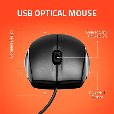 Artis C33 USB Wired Keyboard and Mouse Combo (Black)-1