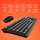 Artis WK60 Wireless Keyboard &amp; WM60 Wireless Mouse Combo(Black)-1-sm