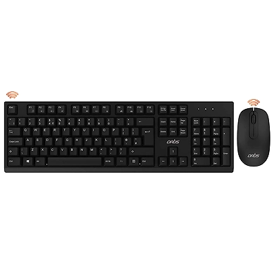 Artis WK60 Wireless Keyboard &amp; WM60 Wireless Mouse Combo(Black)-WK-60
