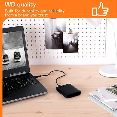 Western Digital Elements 1TB Portable External Hard Drive (Black)-4