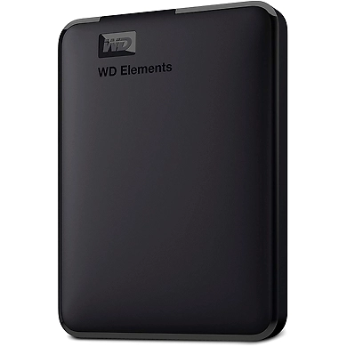 Western Digital Elements 1TB Portable External Hard Drive (Black)-WD1TB-ELE
