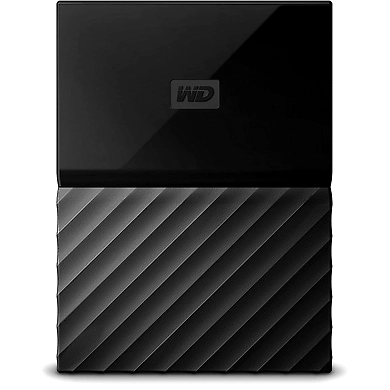 WD My Passport 1TB Portable External Hard Drive (Black)-WD1TB-PP