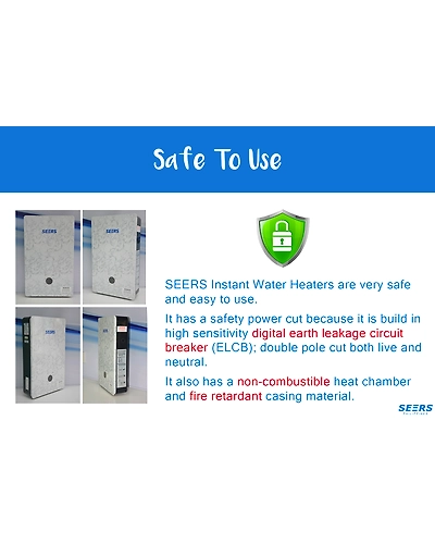 SEERS Single-Point Instant Water Heater-5