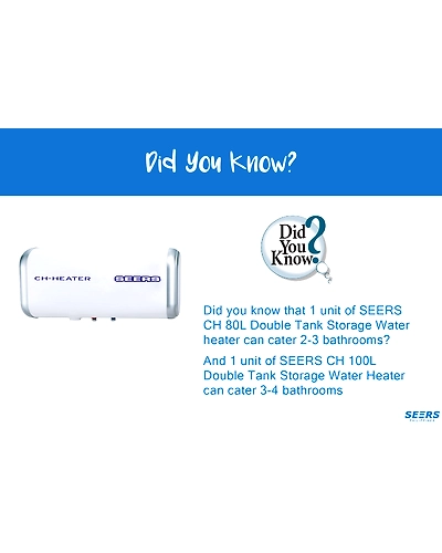 SEERS CH100L Double Tank Storage Water Heater-7
