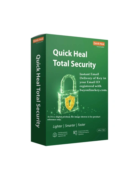 Quick Heal Total Security - 2 PC, 1 Year (DVD)-ITC006