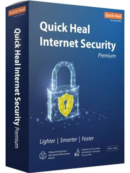 Quick Heal Internet Security 2 User 1 Year  (CD/DVD)-ITC007