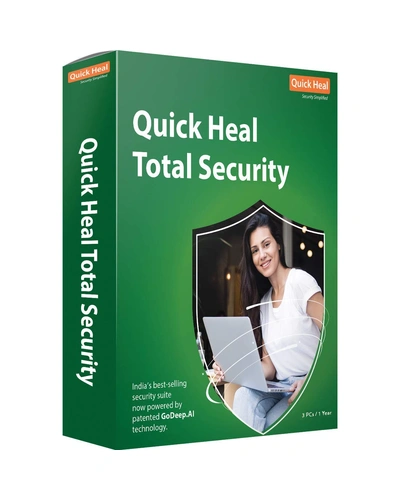 Quick Heal Total Security Latest Version - 3 PC, 1 Year CD/ DVD-ITC010