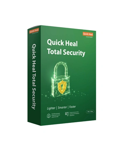 Quick Heal Total Security Latest Version - 1 PC, 1 Year (DVD)-ITC268