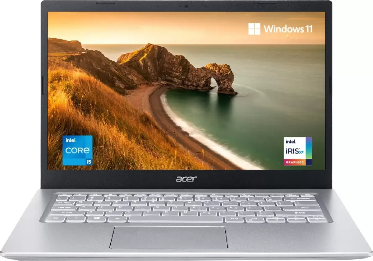 Acer Aspire 5 Intel Core i5 11th Gen 1135G7 - (8 GB/512 GB SSD/Windows 11 Home) A514-54 Thin and Light Laptop  (14 Inch, Pure Silver, 1.45 Kg, With MS Office)-2