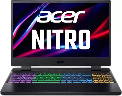 Acer Nitro 5 (2024) AMD Ryzen 5 Hexa Core 7535HS - (8 GB/512 GB SSD/Windows 11 Home/4 GB Graphics/NVIDIA GeForce RTX 3050) AN515-47 Gaming Laptop  (15.6 Inch, Obsidian Black, 2.5 Kg)-AN51547