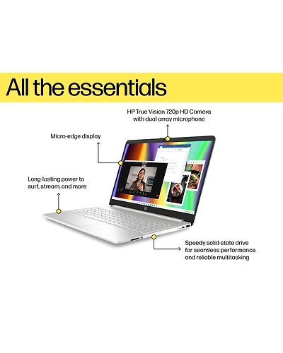 HP Intel Core i5 12th Gen 1235U - (8 GB/512 GB SSD/Windows 11 Home) 15s-fq5329TU Thin and Light Laptop  (15.6 inch, Natural Silver, 1.69 kg, With MS Office)-3