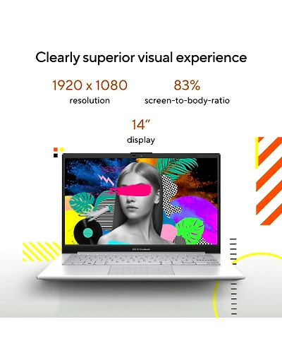 ASUS Vivobook Go 14, student laptop, 7000 Series AMD Ryzen 5 7520U (8GB/512GB/AMD Radeon Grph/35.56 cms (14) FHD/Win 11 Home) E1404FA-NK521WS-3