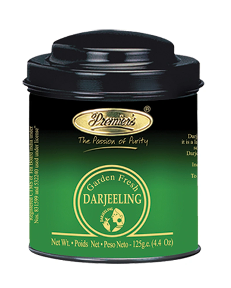 Darjeeling Black Tea in Round Metal Caddy - 125 gms-6383428