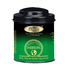 Premier's Tea Limited Darjeeling Black Tea in Round Metal Caddy - 125 gms