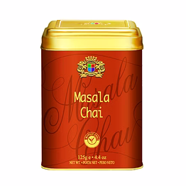 premier's tea limited masala chai in elegant square metal caddy pms - 125 gms