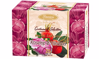 Rosehip & Hibiscus Continental Selection 25 Tea Bags (50 gms) 
