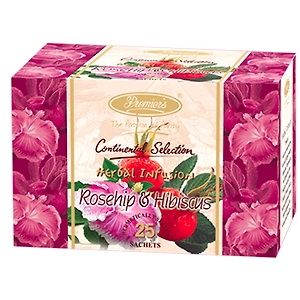 Rosehip & Hibiscus Continental Selection 25 Tea Bags (50 gms) 