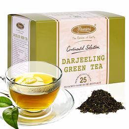 premier's tea limited darjeeling green continental selection 25 tea bags (50 gms)