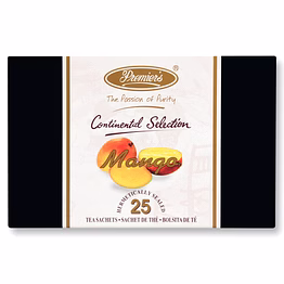 premier's tea limited mango flavoured continental selection 25 tea bags (50 gms)