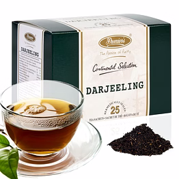 premier's tea limited darjeeling black continental selection 25 tea bags (50 gms)