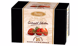 Strawberry Flavoured Continental Selection 25 Tea Bags (50 gms) 