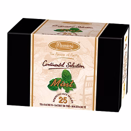 premier's tea limited mint flavoured continental selection 25 tea bags (50 gms)