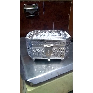 Metal Repousee Jewellery Box