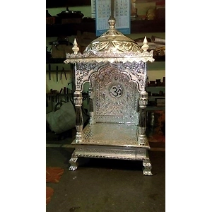 Metal Repousee Small Temple