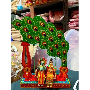 Handmade Wooden Krishna