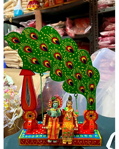 Handmade Wooden Krishna-VT_0004