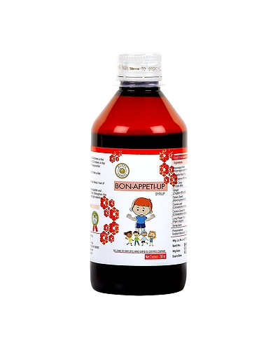 HerbRoot Surya Herbal Bon-Appeti-Up Syrup, 100% Ayurvedic Appetite Stimulant for Kids, Strawberry Flavoured, 200ml-1