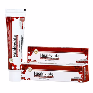 HerbRoot Surya Herbal Healeviate Cream, 100% Ayurvedic Cream, Antiseptic, Antibacterial and Wound-Healing, 25g