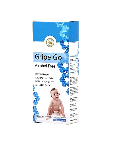 HerbRoot Surya Herbal Gripe Go, Gripe Water for Kids, Indigestion, Abdominal Pain and Loss Of  Appetite, 150ml-2