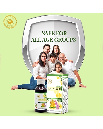 HerbRoot Surya Herbal Koff-S Cough Syrup with Honey, Ayurvedic Cough Reliever, Alcohol-Free, 100 ml-3
