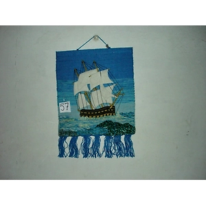 Ship Jute Wall Hanging