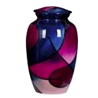 Printed Aluminium Cremation Urn