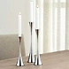 Table Top Silver Aluminium Candle Stand Home Decor, for Decoration-6387586-sm