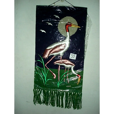 Flamingo Jute Wall Hanging-KJ003