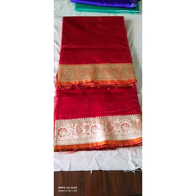 BANARASI HANDLOOM SAREE PLAIN-SKM003
