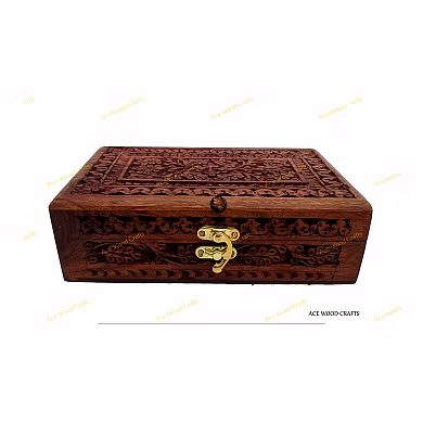 Brass Inlay workmanship design gifitng box-JEWELLERYBOX8