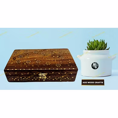 Brass Inlay workmanship design gifitng box-2