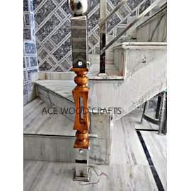 Handmade Wooden Pillar