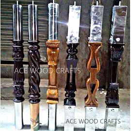 Handmade Wooden Pillar